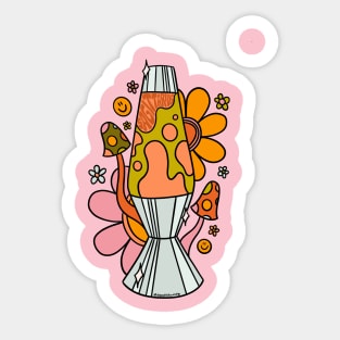 Sagittarius Lava Lamp Sticker